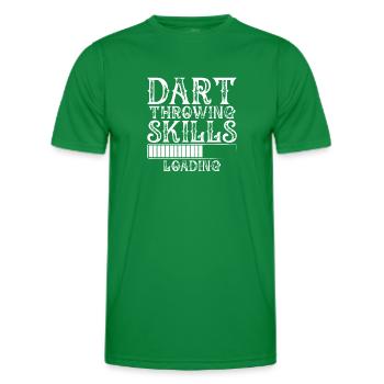 Loading dart throwing skills - Men's Functional T-Shirt - kelly green - Front - AI Model Male 178 dark (178cm)