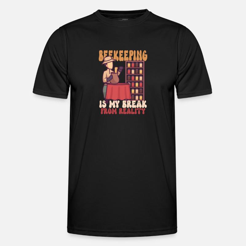 Honey Bee Beekeeping Beekeeper Honeybee Beekeeping Männer Funktions-T-Shirt