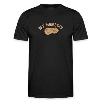 Peanut Allergy Survivor Peanut Allergy Awareness - Men's Functional T-Shirt - black - Front - AI Model Male 178 dark (178cm)