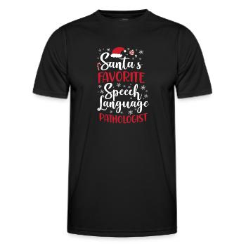 Speech Therapist Therapy Assistant - Männer Funktions-T-Shirt - Schwarz - Vorne - AI Model Male 178 dark (178cm)