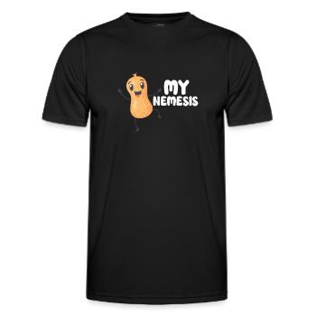 Peanut Allergy Survivor Peanut Allergy Awareness - Men's Functional T-Shirt - black - Front - AI Model Male 178 dark (178cm)