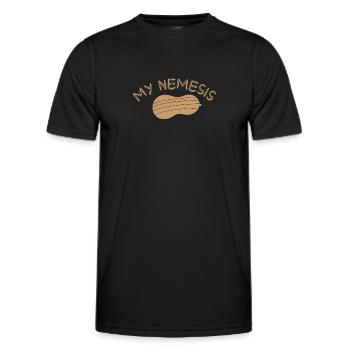 Peanut Allergy Survivor Peanut Allergy Awareness - Men's Functional T-Shirt - black - Front - AI Model Male 178 dark (178cm)