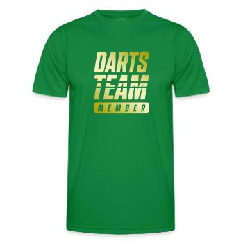 Équipe de fléchettes - T-shirt sport Homme - vert - Devant - AI Model Male 178 dark (178cm)