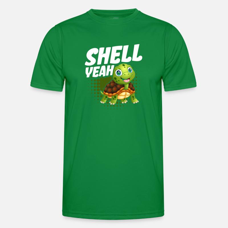 Shell Yeah Männer Funktions-T-Shirt