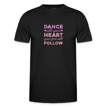 Ballet - T-shirt sport Homme - noir - Devant - AI Model Male 178 dark (178cm)