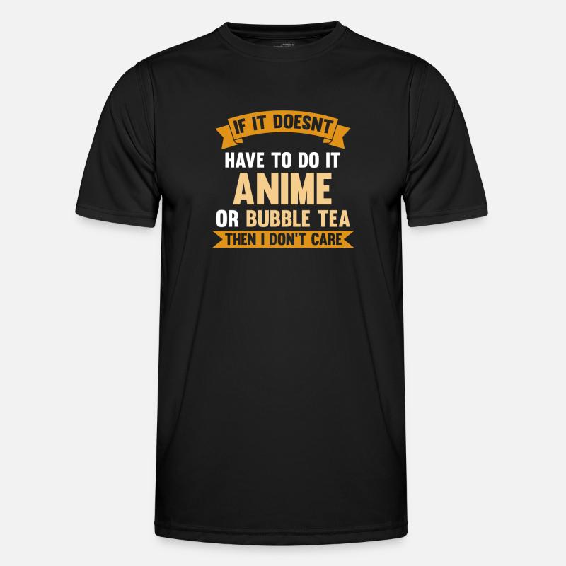 Anime & Bubble Tea Anime & Bubble Tea Merch Gesche Männer Funktions-T-Shirt