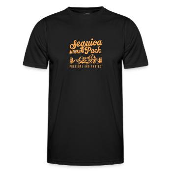 Kalifornien - Männer Funktions-T-Shirt - Schwarz - Vorne - AI Model Male 178 dark (178cm)