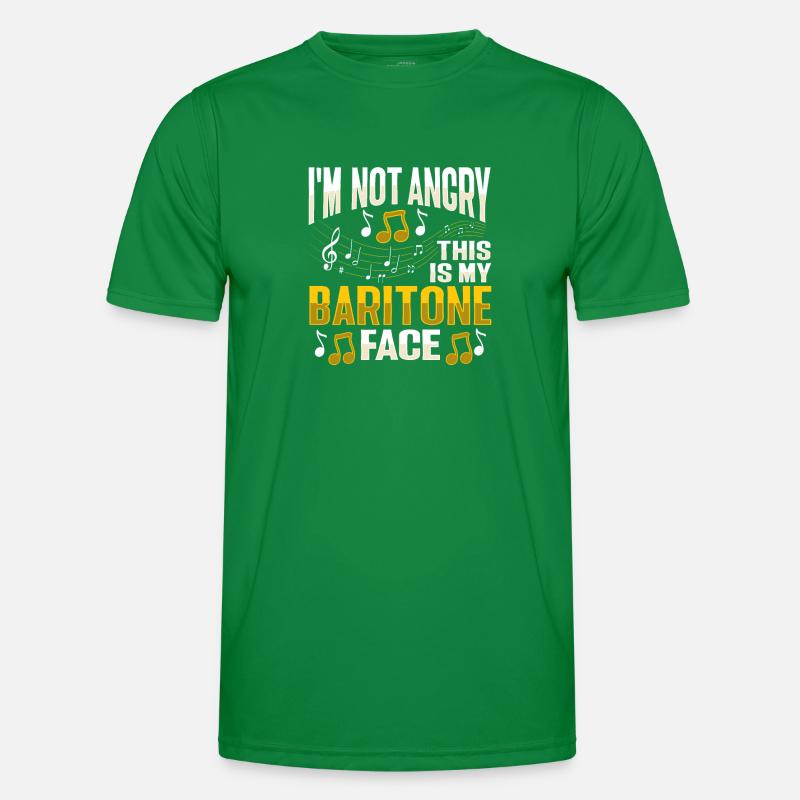 Baritone singing voice Men's Functional T-Shirt