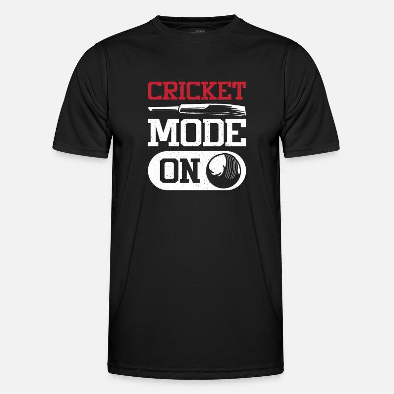 Cricket mode on - Men's Functional T-Shirt - black