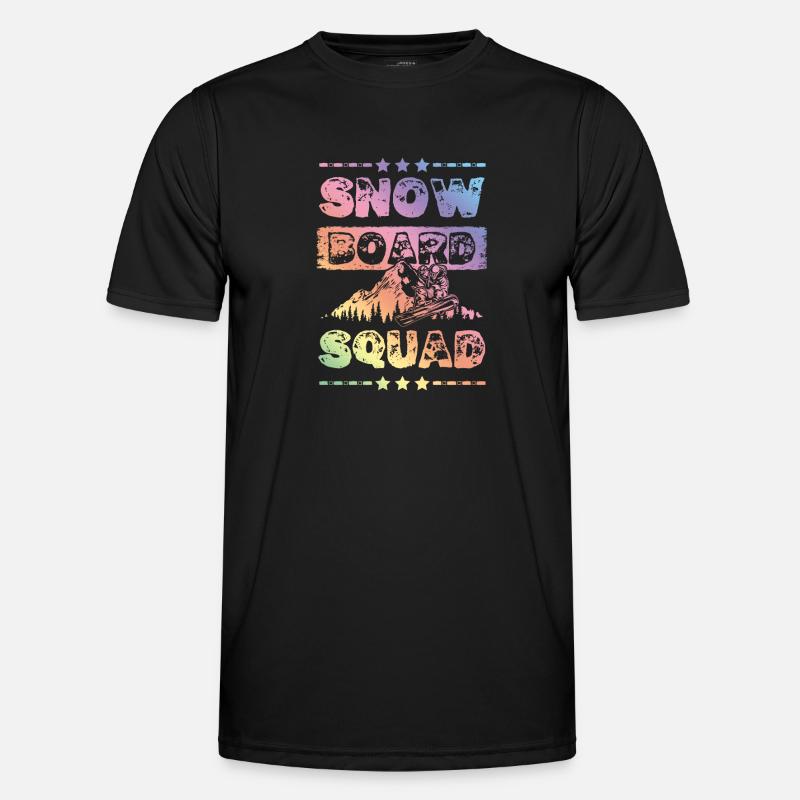 Snowboard Squad Männer Funktions-T-Shirt