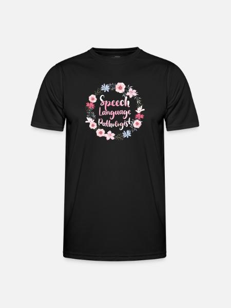 Speech Therapist Therapy Assistant - Men's Functional T-Shirt - black