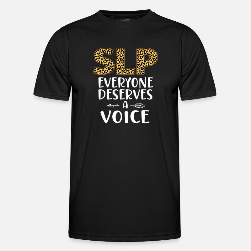 Speech Therapist Therapy Assistant - Men's Functional T-Shirt - black