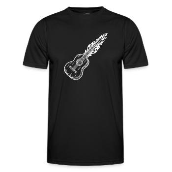 Guitar Musician Guitar Player Guitar Music Guitari - Men's Functional T-Shirt - black - Front - AI Model Male 178 dark (178cm)