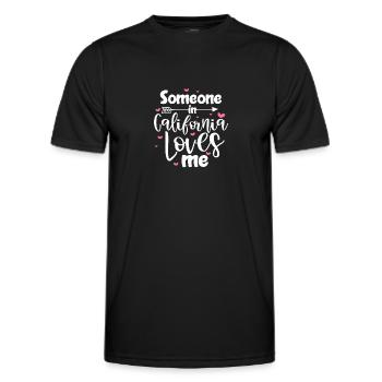 Kalifornien - Männer Funktions-T-Shirt - Schwarz - Vorne - AI Model Male 178 dark (178cm)