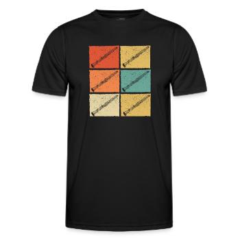 Clarinet Clarinet player Clarinetist - Men's Functional T-Shirt - black - Front - AI Model Male 178 dark (178cm)