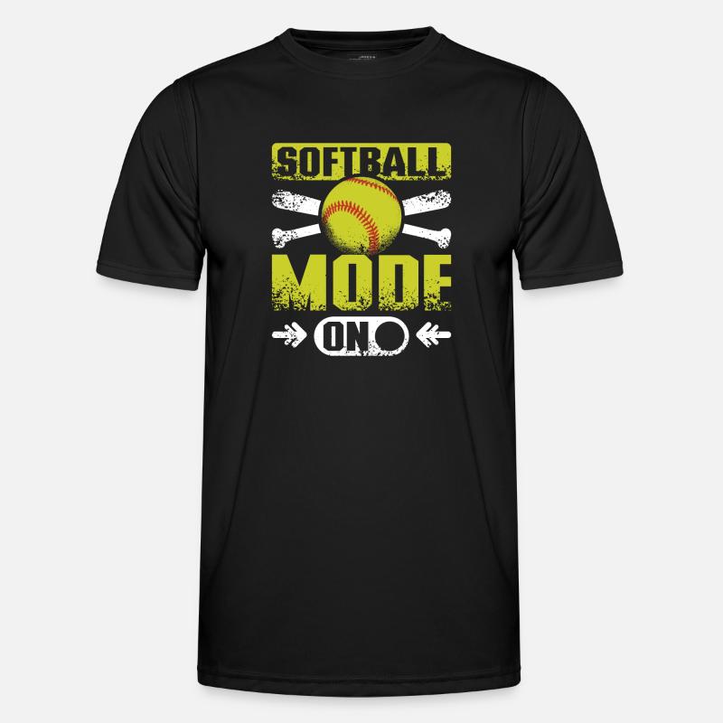 Softball mode on Männer Funktions-T-Shirt