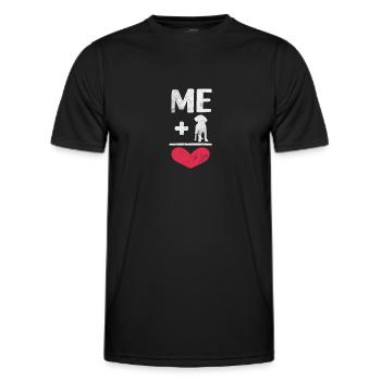 Labrador - Men's Functional T-Shirt - black - Front - AI Model Male 178 dark (178cm)