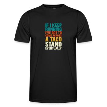 Courir - T-shirt sport Homme - noir - Devant - AI Model Male 178 dark (178cm)