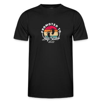 Older sister - Men's Functional T-Shirt - black - Front - AI Model Male 178 dark (178cm)