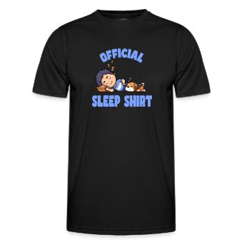 Gute Nacht - Männer Funktions-T-Shirt - Schwarz - Vorne - AI Model Male 178 dark (178cm)