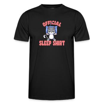 Gute Nacht - Männer Funktions-T-Shirt - Schwarz - Vorne - AI Model Male 178 dark (178cm)