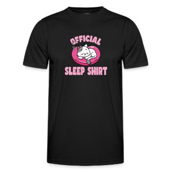 Gute Nacht - Männer Funktions-T-Shirt - Schwarz - Vorne - AI Model Male 178 dark (178cm)