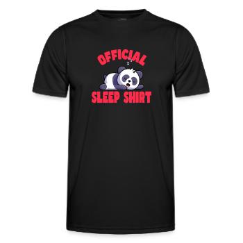 Gute Nacht - Männer Funktions-T-Shirt - Schwarz - Vorne - AI Model Male 178 dark (178cm)