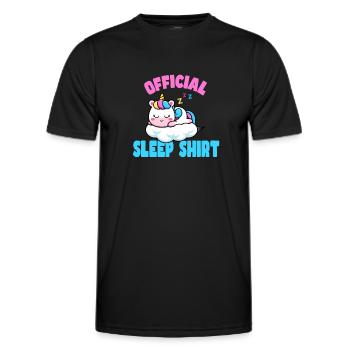 Gute Nacht - Männer Funktions-T-Shirt - Schwarz - Vorne - AI Model Male 178 dark (178cm)