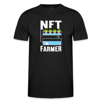Hydroponik Indoor-Gartenbau - Männer Funktions-T-Shirt - Schwarz - Vorne - AI Model Male 178 dark (178cm)