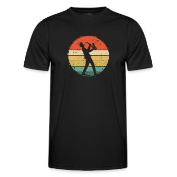 Saxophone Saxophoniste Saxophoniste - T-shirt sport Homme - noir - Devant - AI Model Male 178 dark (178cm)