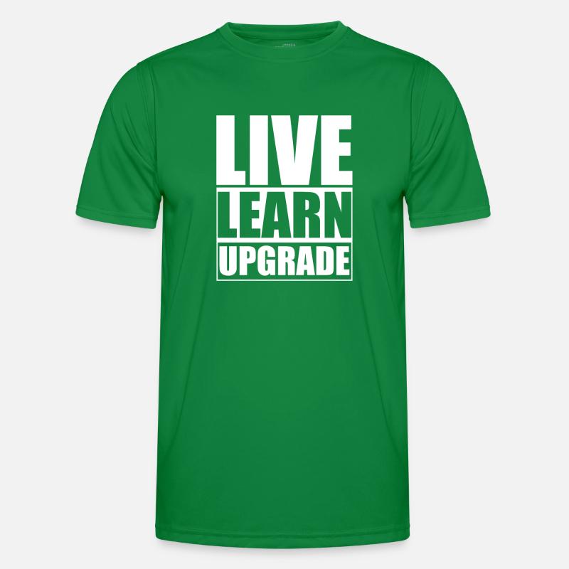 Live Learn Upgrade Men's Functional T-Shirt