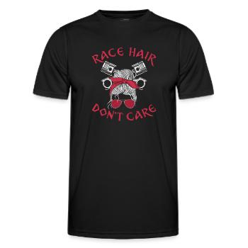 Drag Racing Race Car Girl Race - Men's Functional T-Shirt - black - Front - AI Model Male 178 dark (178cm)