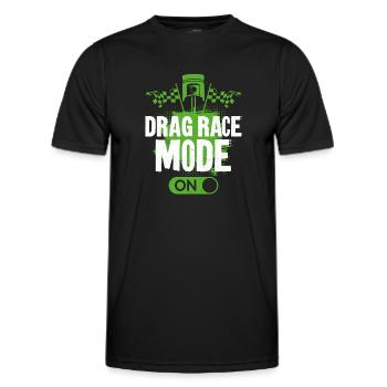 Drag Racing Race Car Drag Race - Men's Functional T-Shirt - black - Front - AI Model Male 178 dark (178cm)