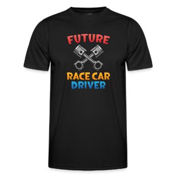 Drag Racing Race Car Future Race - Men's Functional T-Shirt - black - Front - AI Model Male 178 dark (178cm)
