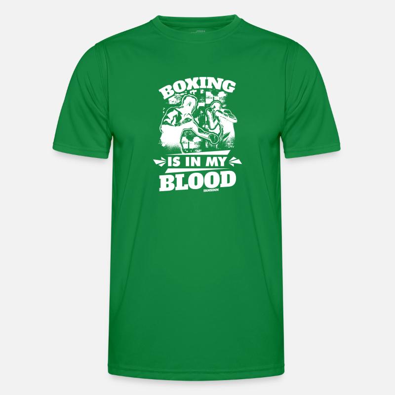 La boxe est dans mon sang T-shirt sport Homme