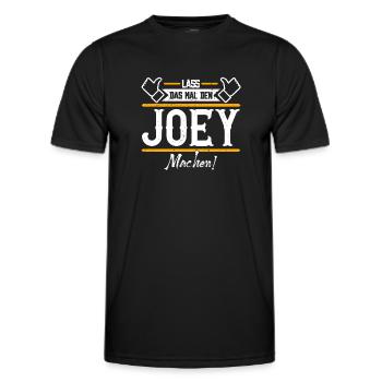 Joey Geschenkidee Geschenk Geburtstag - Männer Funktions-T-Shirt - Schwarz - Vorne - AI Model Male 178 dark (178cm)