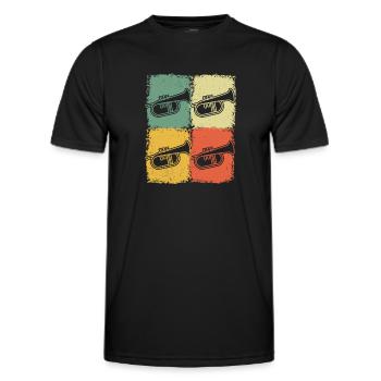 Flugelhorn Flugelhorn player Flugelhorn player - Men's Functional T-Shirt - black - Front - AI Model Male 178 dark (178cm)