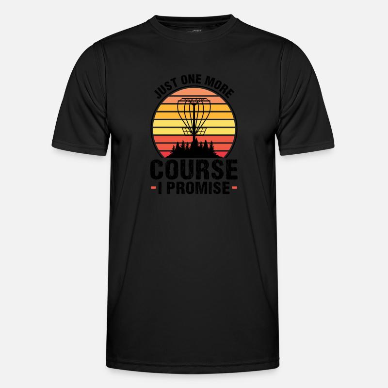 Discgolfer Discgolf Discgolfing Geschenk - Männer Funktions-T-Shirt - Schwarz