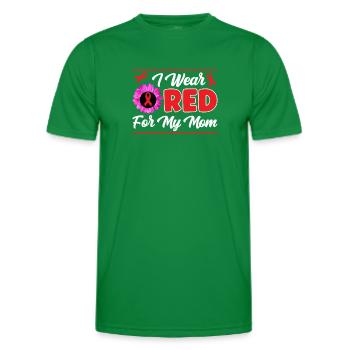 Heart disease - Men's Functional T-Shirt - kelly green - Front - AI Model Male 178 dark (178cm)