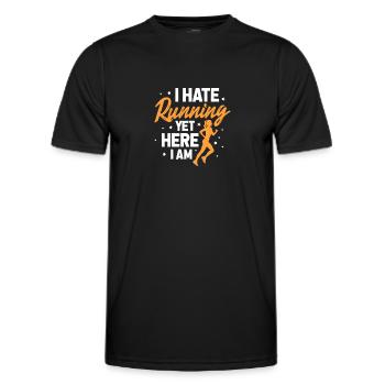 Courir - T-shirt sport Homme - noir - Devant - AI Model Male 178 dark (178cm)