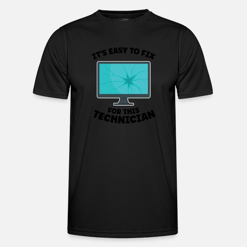 Technischer Support Computertechniker Technischer Männer Funktions-T-Shirt