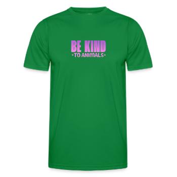 Tierrettung - Männer Funktions-T-Shirt - Kelly Green - Vorne - AI Model Male 178 dark (178cm)