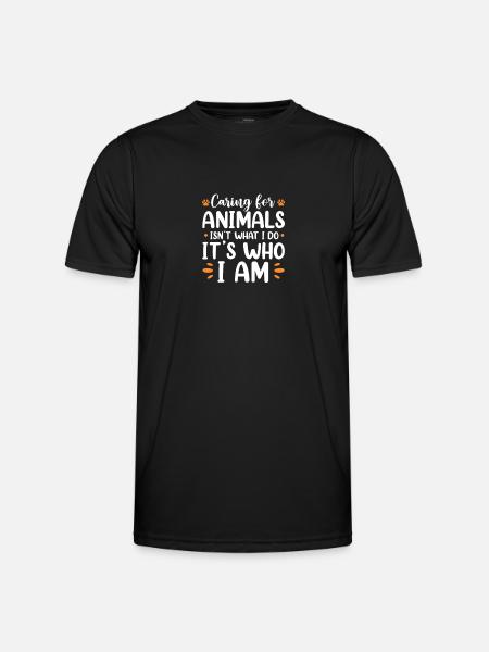 Animal Rescue - Men's Functional T-Shirt - black