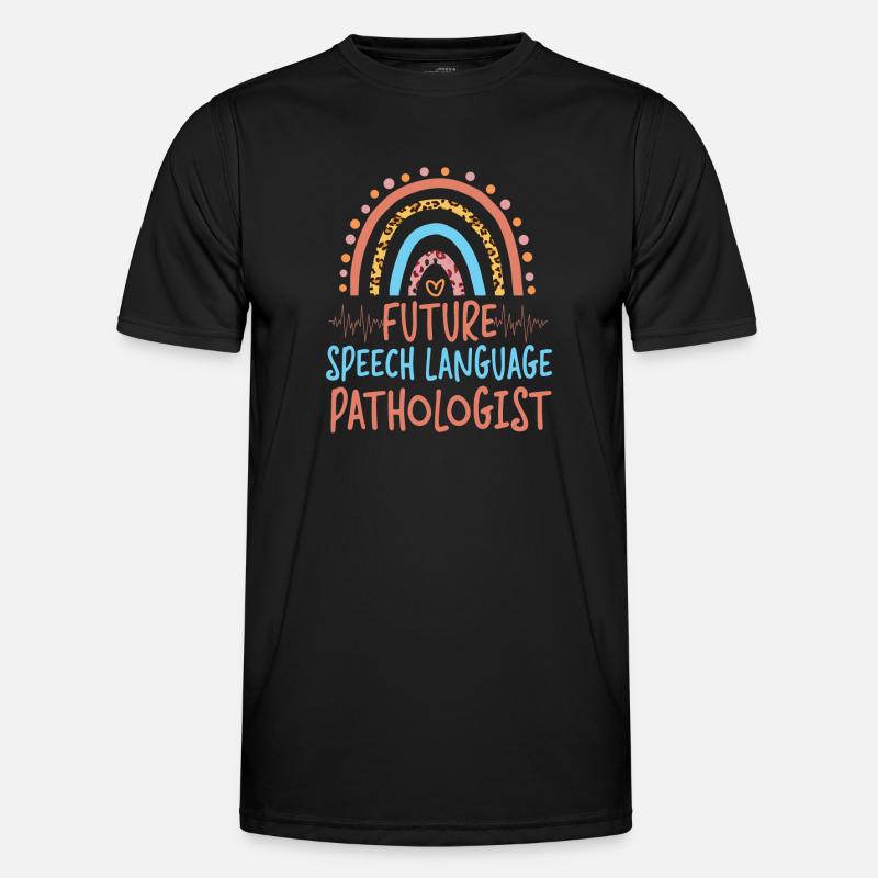 Speech Therapist Therapy Assistant - Männer Funktions-T-Shirt - Schwarz