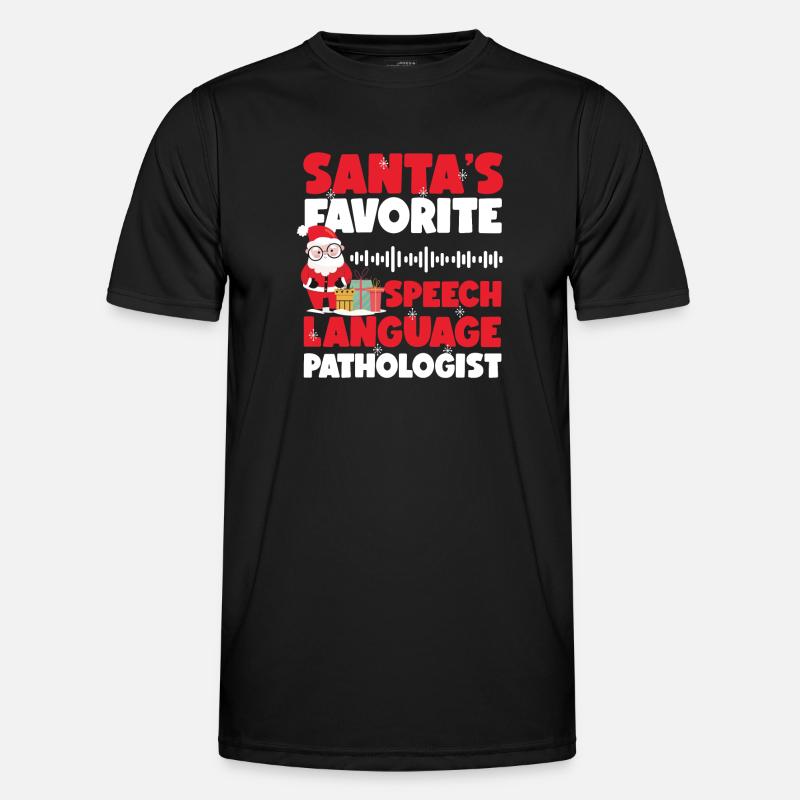 Speech Therapist Therapy Assistant - Männer Funktions-T-Shirt - Schwarz
