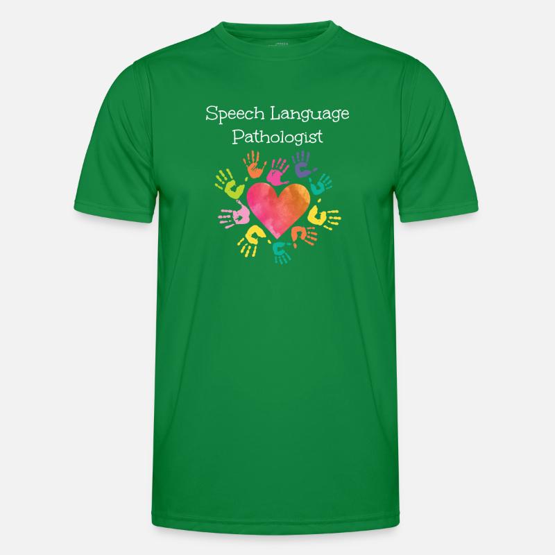 Speech Therapist Therapy Assistant Männer Funktions-T-Shirt