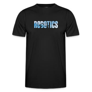 Robot Robotique Ingénieur Robotique Robotique - T-shirt sport Homme - noir - Devant - AI Model Male 178 dark (178cm)