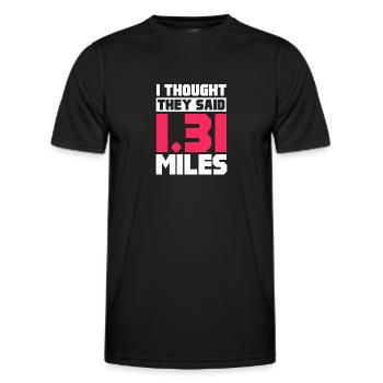 Courir - T-shirt sport Homme - noir - Devant - AI Model Male 178 dark (178cm)