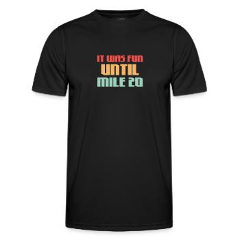 Courir - T-shirt sport Homme - noir - Devant - AI Model Male 178 dark (178cm)