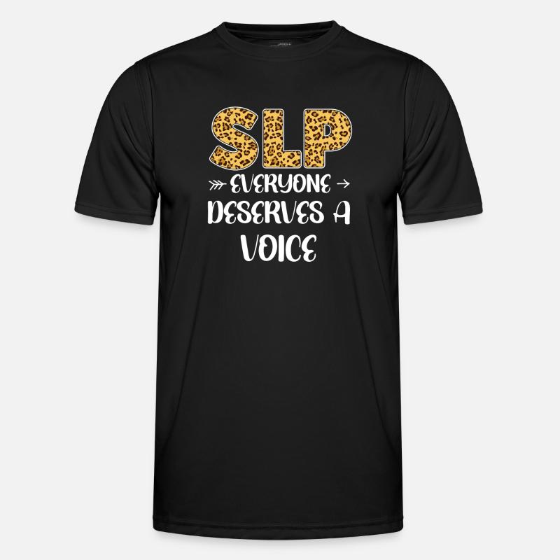 Speech Therapist Therapy Assistant - Men's Functional T-Shirt - black